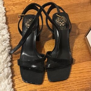 Vince Camuto Black Strappy Sandals